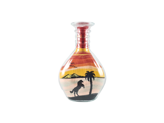 Desert Sunset - Sand Art Bottle - 100% Handmade